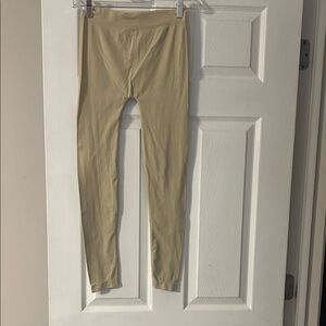 Neutral Beige Leggings - Stretchy Everyday Essentials